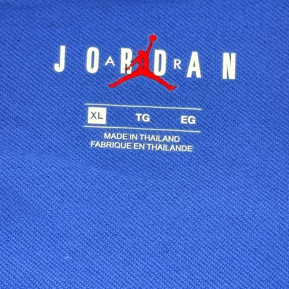 Jordan Florida Gators Dri-FIT Short Sleeve Polo Shirt Jumpman Logo Mens XL Blue